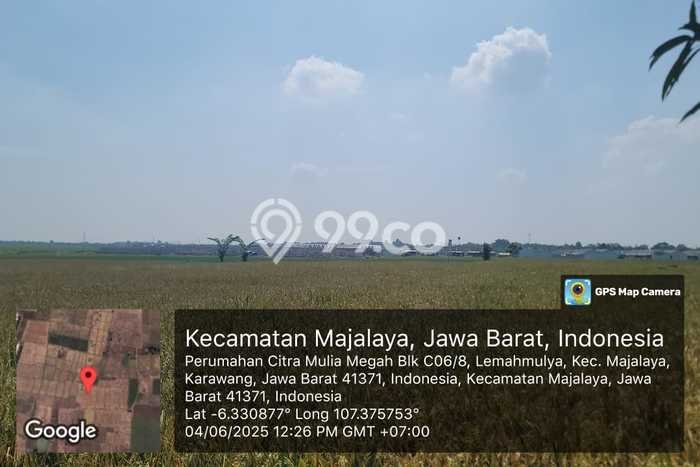 Tanah untuk Dijual Lokasi Majalaya, Karawang Luas 370505m2 - Tanah untuk Dijual Lokasi Majalaya, Karawang Luas 370505m2 -