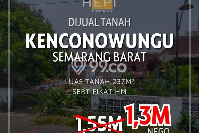 Kavling Tanah di Semarang Barat Dijual Luas 237m2 Legalitas SHM Kavling Tanah di Semarang Barat Dijual Luas 237m2 Legalitas SHM