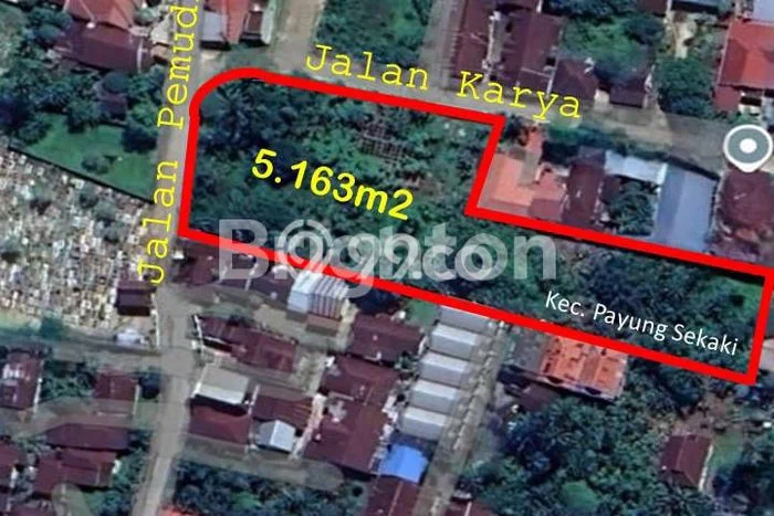 Tanah di Payung Sekaki, Pekanbaru Luas 5163m2 Dijual Segera Tanah di Payung Sekaki, Pekanbaru Luas 5163m2 Dijual Segera