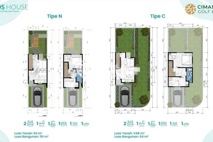 Rumah Modern Cantik 2 KT Siap Huni di Tapos Rumah Modern Cantik 2 KT Siap Huni di Tapos