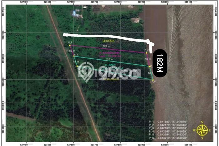 Lahan Strategis di Muara Jawa Dijual dengan Luas 51000m2 Lahan Strategis di Muara Jawa Dijual dengan Luas 51000m2