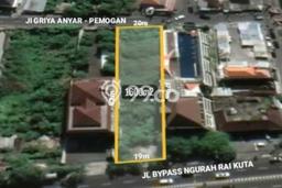 Tanah untuk Dijual Lokasi Kuta, Badung Luas 1600m2 SHM Tanah untuk Dijual Lokasi Kuta, Badung Luas 1600m2 SHM