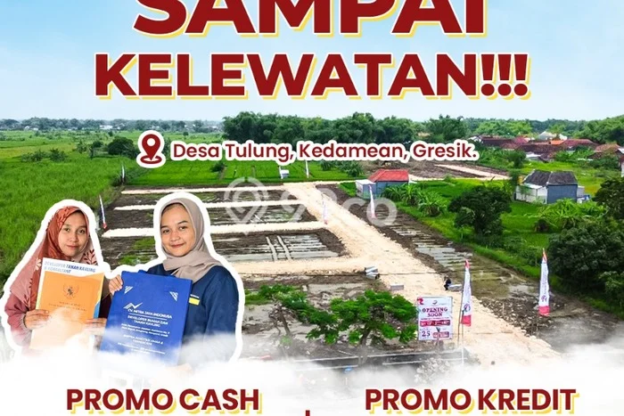 Jarang Ada! Tanah di Kedamean Punya Luas 40m2 AJB Jarang Ada! Tanah di Kedamean Punya Luas 40m2 AJB