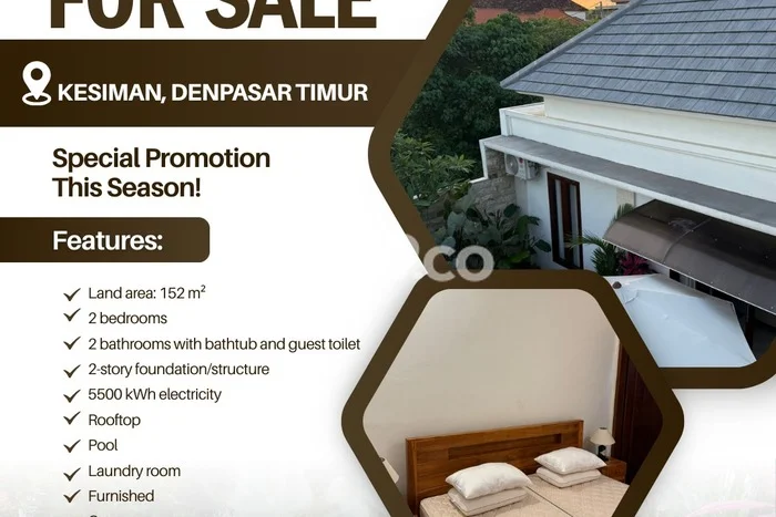Siap Huni Hunian Elit 2 Kamar di Denpasar Timur Dekat ke Mana Pun Siap Huni Hunian Elit 2 Kamar di Denpasar Timur Dekat ke Mana Pun