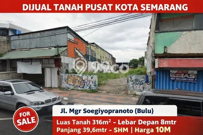 Tanah Kavling Dijual di Bulustalan, Semarang dengan Luas Tanah 316m2 Tanah Kavling Dijual di Bulustalan, Semarang dengan Luas Tanah 316m2