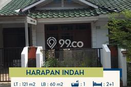 Rumah Minimalis 2 Kamar LT 121m2 di Harapan Indah Rumah Minimalis 2 Kamar LT 121m2 di Harapan Indah