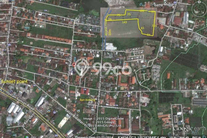 Untuk Dijual Tanah di Badung, Luas 10800m2 - Untuk Dijual Tanah di Badung, Luas 10800m2 -