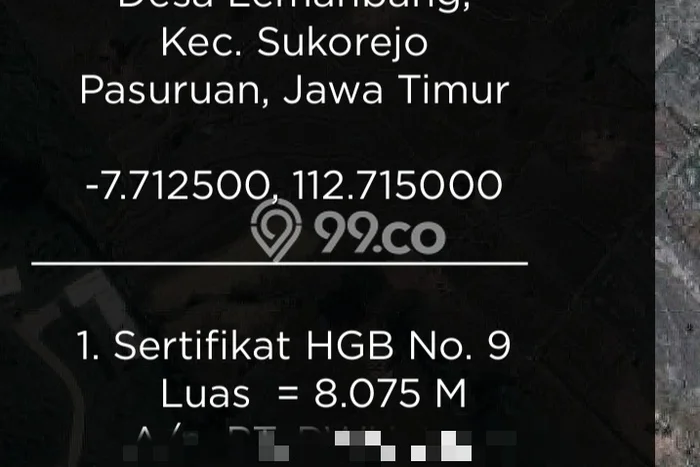 Tanah Investasi Disewakan di Sukorejo, Pasuruan, Luas 8075m2 Tanah Investasi Disewakan di Sukorejo, Pasuruan, Luas 8075m2