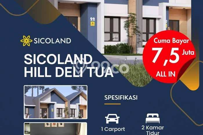 Rumah Sederhana Dijual Lokasi Deli Tua 2 Kamar dengan LT 84m2 Rumah Sederhana Dijual Lokasi Deli Tua 2 Kamar dengan LT 84m2