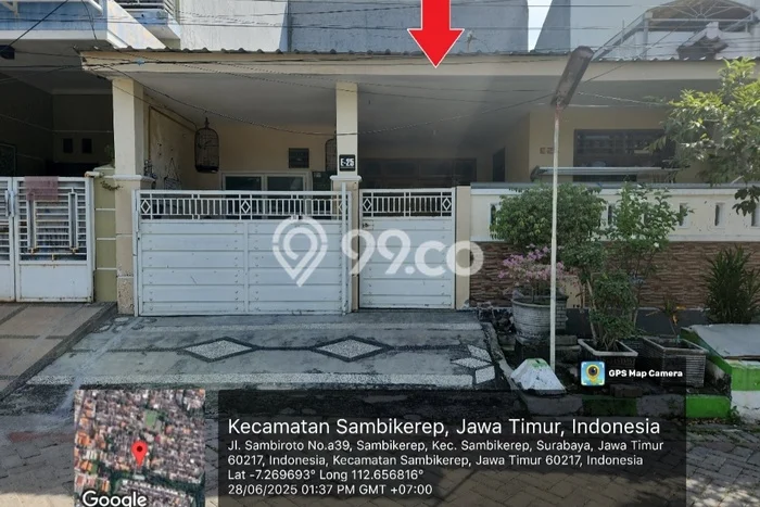 Rumah Nyaman 3 KT LB 100m2 Kondisi Bagus di Surabaya Kota Rumah Nyaman 3 KT LB 100m2 Kondisi Bagus di Surabaya Kota