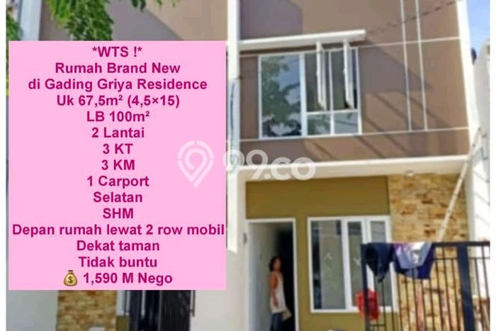 Jual Rumah Minimalis Bagus Punya 3 KT di Kelapa Gading Jakarta Utara SHM Jual Rumah Minimalis Bagus Punya 3 KT di Kelapa Gading Jakarta Utara SHM