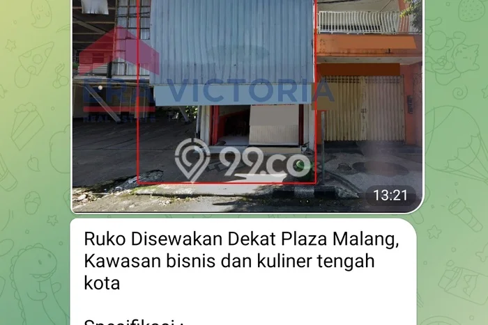 Ruko bagus disewakan di Klojen Malang dengan LB 80m2 harga sewa terbaik Ruko bagus disewakan di Klojen Malang dengan LB 80m2 harga sewa terbaik
