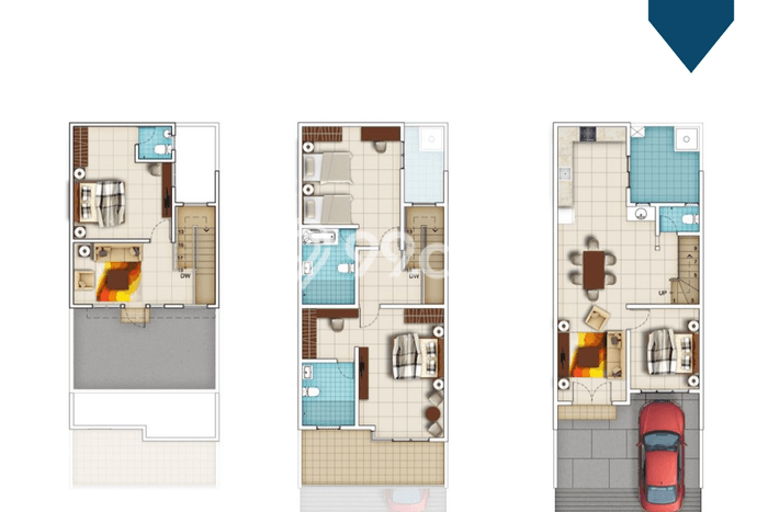 Rumah Modern 4 KT di Batam Centre Batam Full Furnished Rumah Modern 4 KT di Batam Centre Batam Full Furnished