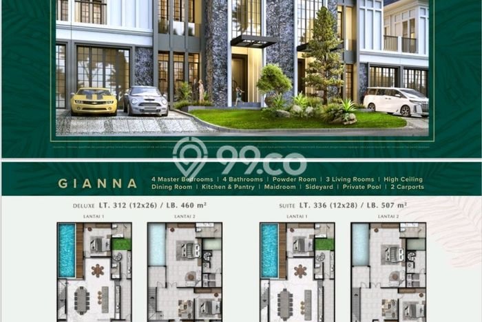 Rumah Elit Modern Siap Huni di Pakuwon Indah Surabaya Rumah Elit Modern Siap Huni di Pakuwon Indah Surabaya