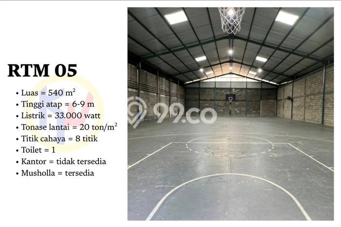 Untuk Disewa Gudang di Karawaci Tangerang LT 540m2, LB 540m2 Untuk Disewa Gudang di Karawaci Tangerang LT 540m2, LB 540m2
