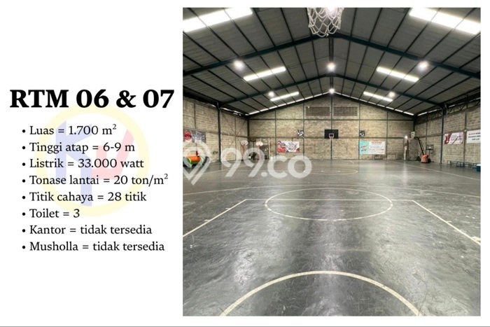 Unit Gudang Disewa Lokasi Karawaci, Tangerang Spesifikasi Luas Bangunan 1700m2 Unit Gudang Disewa Lokasi Karawaci, Tangerang Spesifikasi Luas Bangunan 1700m2