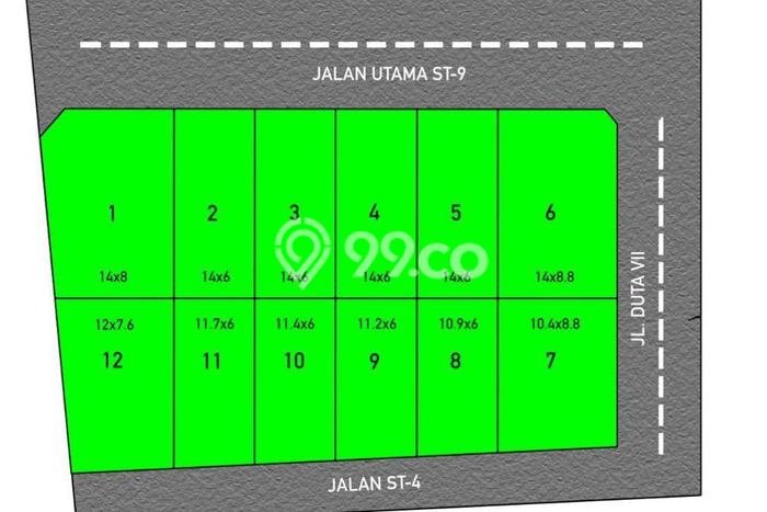 Tanah Dijual Area Strategis di Tangerang Kota Tangerang 112m2 Tanah Dijual Area Strategis di Tangerang Kota Tangerang 112m2
