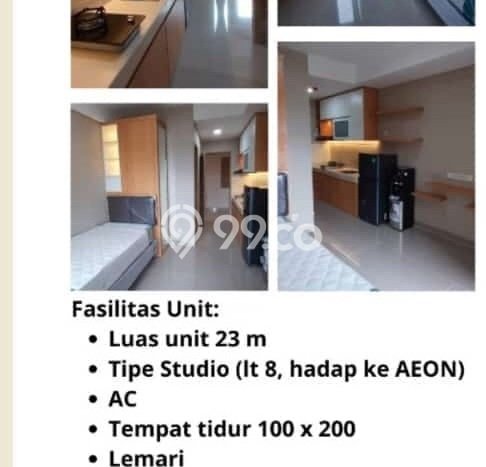 Dijual Apartemen 1 KT & 1 KM di Tangerang Lokasi Strategis Dijual Apartemen 1 KT & 1 KM di Tangerang Lokasi Strategis