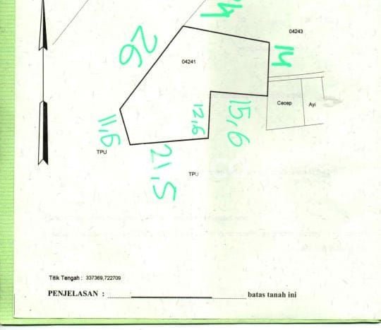 Tanah Dijual Lokasi Baleendah, Bandung Luas 826m2 Legalitas Aman Tanah Dijual Lokasi Baleendah, Bandung Luas 826m2 Legalitas Aman