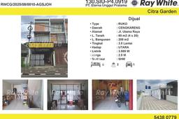 Ruko Dijual Lokasi Emas di Cengkareng Luas 200m2 Ruko Dijual Lokasi Emas di Cengkareng Luas 200m2