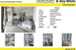 Siap Huni Apartemen 0 KT 1 KM di Kalideres Luas 25m2 Siap Huni Apartemen 0 KT 1 KM di Kalideres Luas 25m2