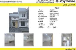 Rumah Minimalis 4 KT di Citra Garden Jakarta Barat Semi Furnished Rumah Minimalis 4 KT di Citra Garden Jakarta Barat Semi Furnished