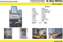 Ruko Disewa di Jakarta Barat dengan LB 288m2 Area Komersial Ramai Ruko Disewa di Jakarta Barat dengan LB 288m2 Area Komersial Ramai