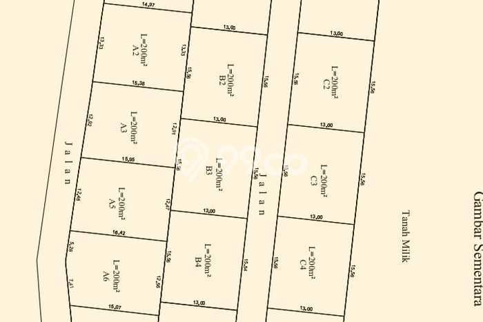 Tanah Dijual di Badung Seluas 200m2 Strategis Tanah Dijual di Badung Seluas 200m2 Strategis