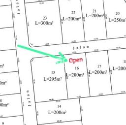 Untuk Dijual Tanah di Badung, Luas 200m2 SHM Untuk Dijual Tanah di Badung, Luas 200m2 SHM