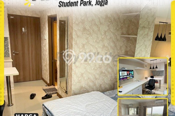 Apartemen Cozy Dijual di Sleman Spesifikasi 1 KT, 1 KM Apartemen Cozy Dijual di Sleman Spesifikasi 1 KT, 1 KM