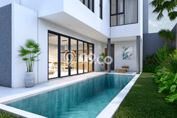 Rumah Mewah LB 120m2 Siap Huni Desain Elegan di Jimbaran, Badung Rumah Mewah LB 120m2 Siap Huni Desain Elegan di Jimbaran, Badung