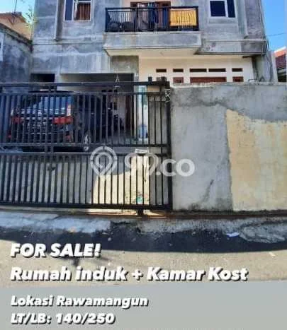 Rumah Kost untuk Dijual di Rawamangun Punya 11 Kamar Rumah Kost untuk Dijual di Rawamangun Punya 11 Kamar