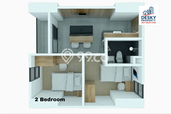 HOT UNIT! Apartemen Kawasan Bekasi, 2 KT, Luas 36m² HOT UNIT! Apartemen Kawasan Bekasi, 2 KT, Luas 36m²