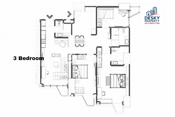 PREMIUM CHOICE! Apartemen di Gading Serpong, 3 KT, Luas 159m², Area Strategis, Fasilitas Lengkap PREMIUM CHOICE! Apartemen di Gading Serpong, 3 KT, Luas 159m², Area Strategis, Fasilitas Lengkap