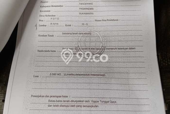 Tanah Dijual di Tangerang Seluas 5080m2 Strategis Tanah Dijual di Tangerang Seluas 5080m2 Strategis