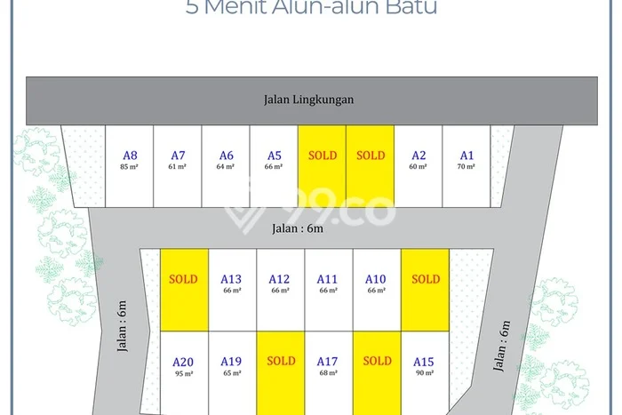Vila Strategis Kawasan Malang Kota, Area 60m2m², Lingkungan Tenang dan nyaman Vila Strategis Kawasan Malang Kota, Area 60m2m², Lingkungan Tenang dan nyaman