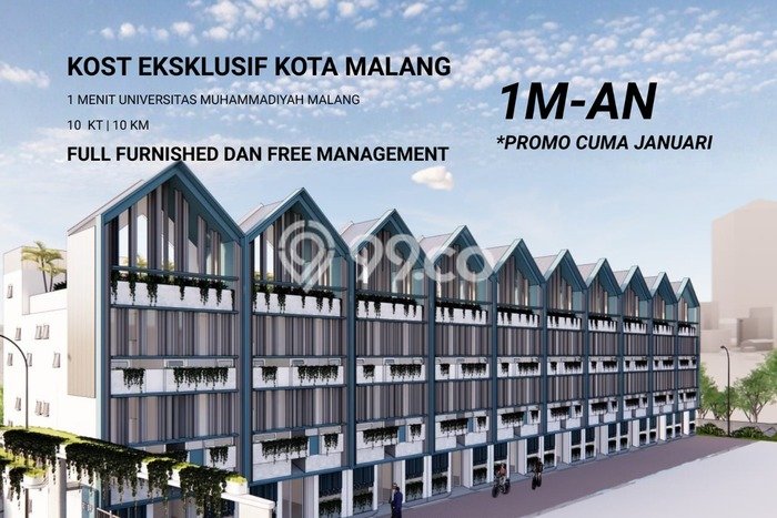 Kos-kosan Dijual di Lowokwaru, Malang, 10 KT, 10 KM, Bangunan 168m2 Kos-kosan Dijual di Lowokwaru, Malang, 10 KT, 10 KM, Bangunan 168m2