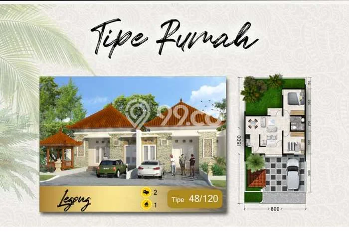 Rumah Modern 2 KT LT 48m2 di Kalibanteng Kulon Rumah Modern 2 KT LT 48m2 di Kalibanteng Kulon