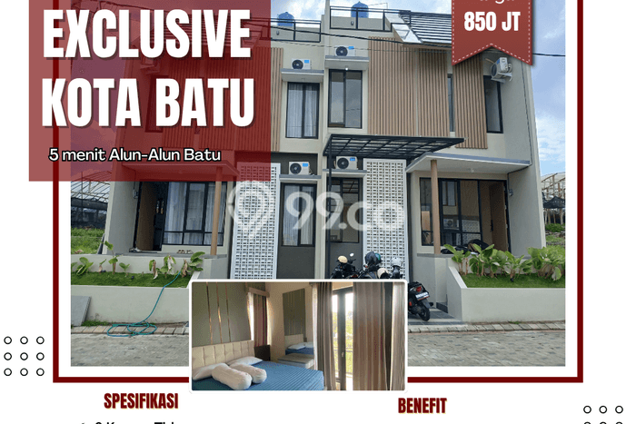 Vila Kawasan , Luas 60m2m², Akses ke Fasilitas Umum Vila Kawasan , Luas 60m2m², Akses ke Fasilitas Umum