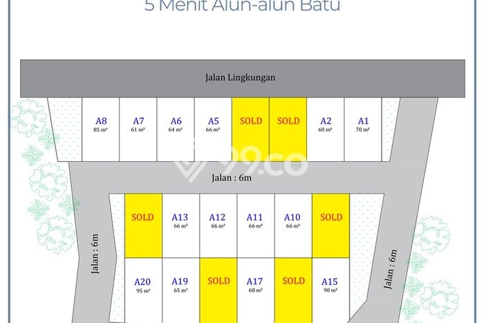 Rumah Modern 10 KT LT 84m2 di Malang Kota Rumah Modern 10 KT LT 84m2 di Malang Kota