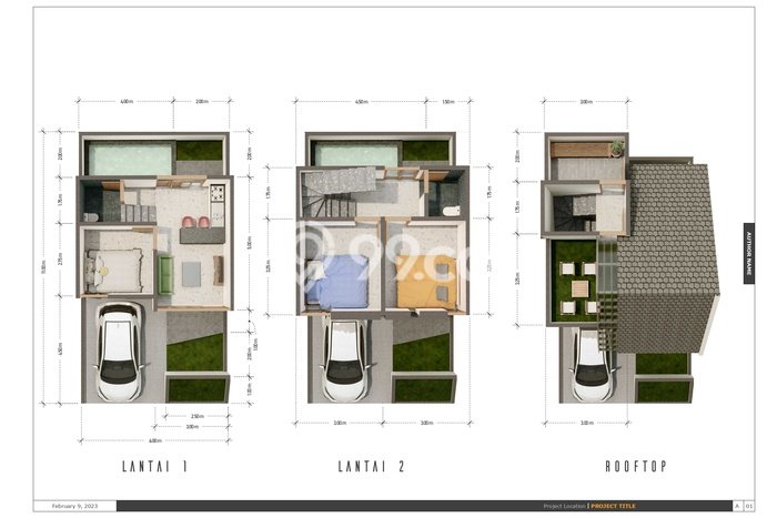 Rumah Modern 10 KT LT 84m2 di Malang Kota Rumah Modern 10 KT LT 84m2 di Malang Kota