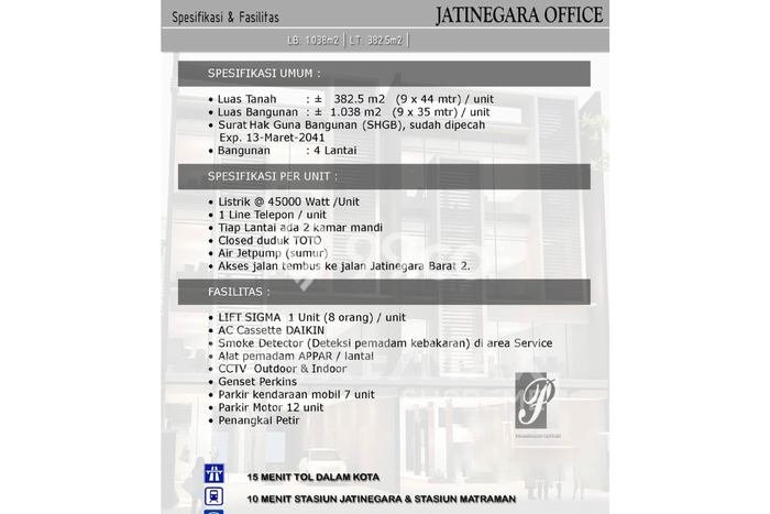Kantor Dijual di Kawasan Jatinegara, Jakarta Timur Harga Kompetitif Kantor Dijual di Kawasan Jatinegara, Jakarta Timur Harga Kompetitif