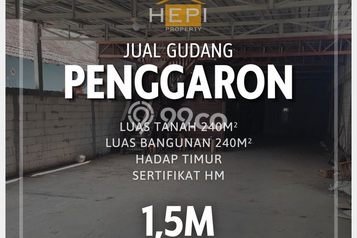 Gudang Dijual di Prime Area Semarang Luas 240m2 Gudang Dijual di Prime Area Semarang Luas 240m2