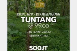 Tanah Kavling untuk Dijual di Tuntang Semarang 2000m2 Tanah Kavling untuk Dijual di Tuntang Semarang 2000m2
