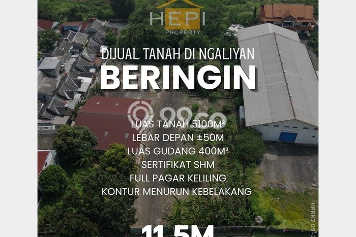 Lahan Kosong Dijual di Semarang dengan Area 5100m2 Lahan Kosong Dijual di Semarang dengan Area 5100m2