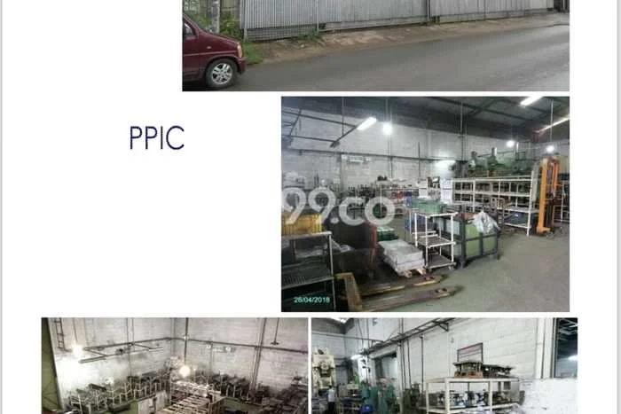 Pabrik Bagus LT 1040m2 LB 980m2 Dijual di Setu Bekasi Pabrik Bagus LT 1040m2 LB 980m2 Dijual di Setu Bekasi