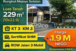 Jual Rumah Strategis Bagus Punya 3 KT di Rungkut Surabaya SHM Jual Rumah Strategis Bagus Punya 3 KT di Rungkut Surabaya SHM