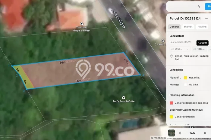 Kavling Tanah untuk Dijual di Nusa Dua, Badung, Luas 1000m2 Kavling Tanah untuk Dijual di Nusa Dua, Badung, Luas 1000m2