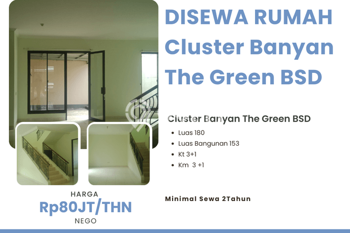 LOKASI PREMIUM! Rumah area BSD, 3 KM, Lingkungan Tenang, Luas 180m² Bangunan 153m² LOKASI PREMIUM! Rumah area BSD, 3 KM, Lingkungan Tenang, Luas 180m² Bangunan 153m²