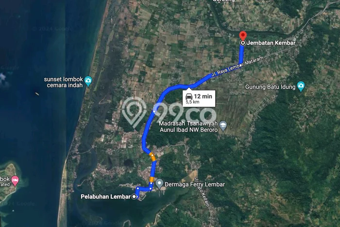 Kavling Tanah di Lembar Dijual Luas 5031m2 Legalitas SHM Kavling Tanah di Lembar Dijual Luas 5031m2 Legalitas SHM